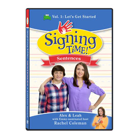 Signing Time Sentences: Vol. 1 - Lets Get Started DVD Academy ASL, Sign Language, Baby Sign Language, Kids ASL, Kids Sign Language, American Sign Language