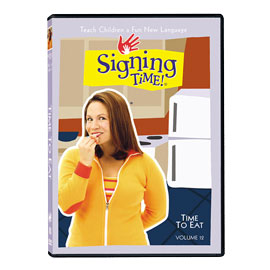 Series One Vol. 12: Time to Eat - DVD ASL, Sign Language, Baby Sign Language, Kids ASL, Kids Sign Language, American Sign Language