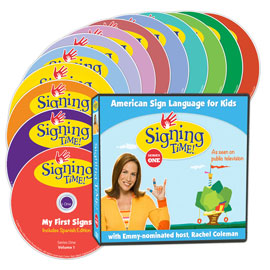 Signing Time DVD Eco-Pack: Series One (DVD Edition) ASL, Sign Language, Baby Sign Language, Kids ASL, Kids Sign Language, American Sign Language