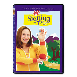 Series One Vol. 8: The Great Outdoors - DVD ASL, Sign Language, Baby Sign Language, Kids ASL, Kids Sign Language, American Sign Language