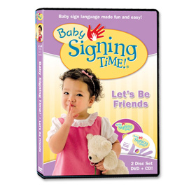 Baby Signing Time 4: Let's Be Friends - DVD/CD  ASL, Sign Language, Baby Sign Language, Kids ASL, Kids Sign Language, American Sign Language