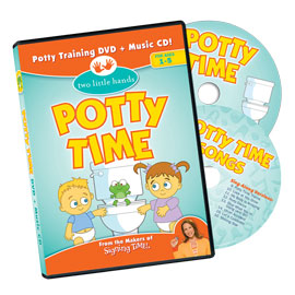 Potty Time - DVD/CD ASL, Sign Language, Baby Sign Language, Kids ASL, Kids Sign Language, American Sign Language