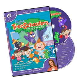TreeSchoolers 6: Happy Healthy Me - DVD/CD ASL, Sign Language, Baby Sign Language, Kids ASL, Kids Sign Language, American Sign Language